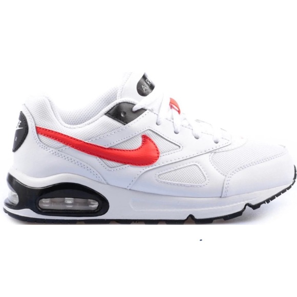 Nike Other - Streetwear Nike Kids Air Max IVO Running Shoes White Red Black 12C Sporty